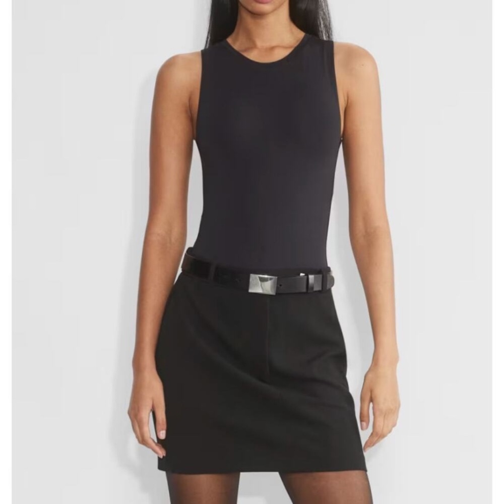 Babaton Sleeveless Bodysuit Black Size XS